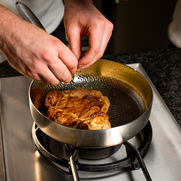 Titanium Hammered Deep Pan Pro