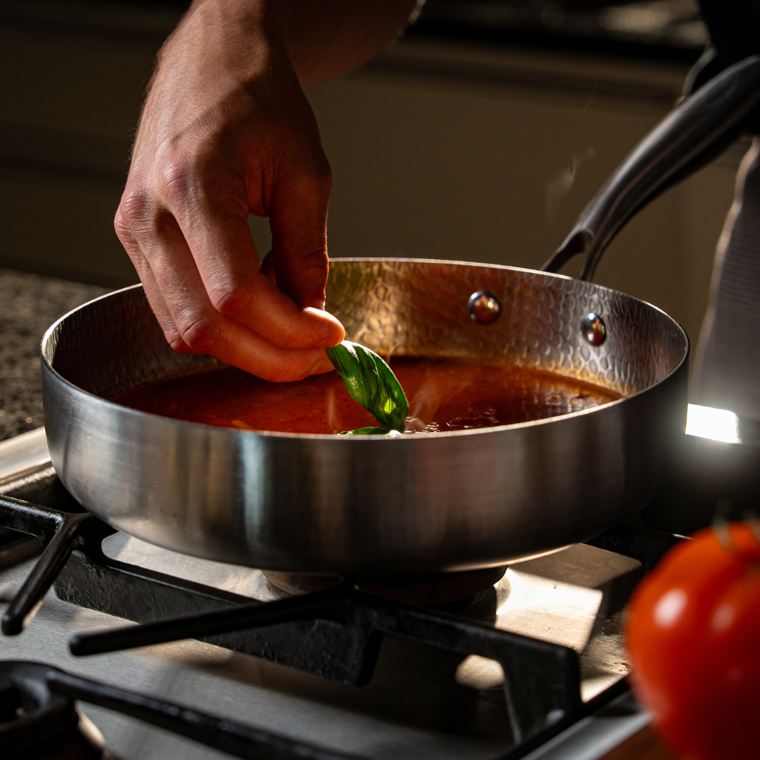 Titanium Hammered Deep Pan Pro