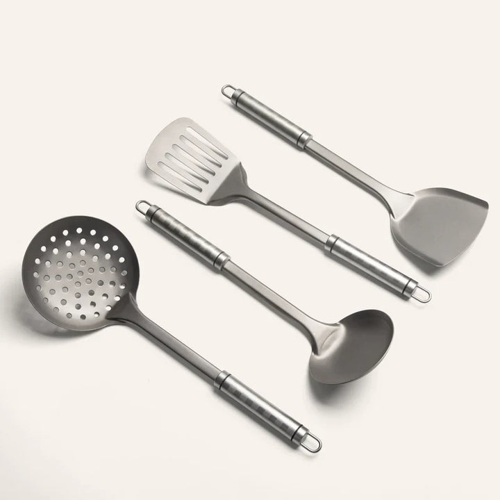 Titanium Hammered Pan Pro & Utensil Set