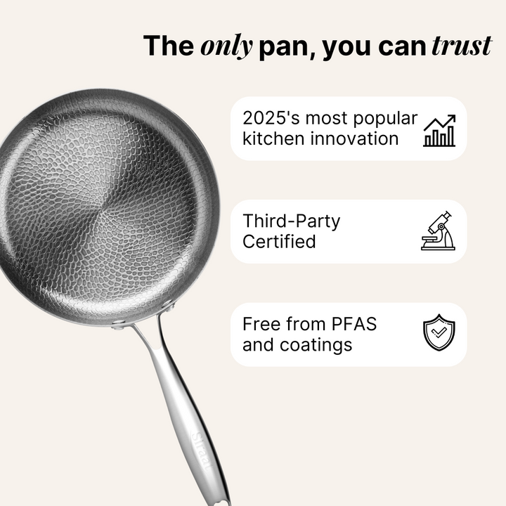 Titanium Hammered Deep Pan Pro
