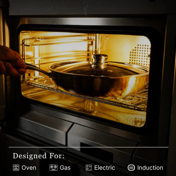 Titanium Hammered Pan Pro & Utensil Set