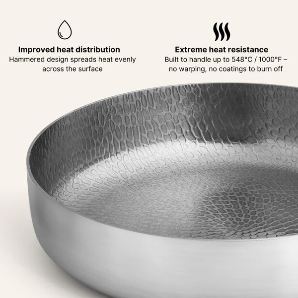 Titanium Hammered Deep Pan Pro
