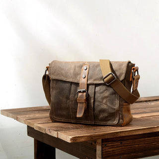 Small Canvas Messenger Bag | PARIS