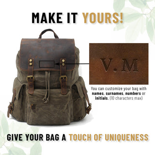 Waxed Canvas Backpack | VIENNA